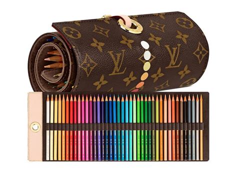 louis vuitton colour pencils|Louis Vuitton pencil pouch.